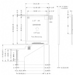 1.77寸TFT彩屏，小尺寸屏，對(duì)講機(jī)專(zhuān)用屏