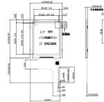 2.0寸TFT彩屏，醫(yī)療設(shè)備，手持機(jī)專(zhuān)用屏，LCM液晶模組