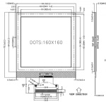 160160點(diǎn)陣屏，手持機(jī)，儀器儀表專(zhuān)用屏，COG液晶屏，LCD顯示屏